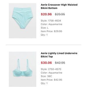 Selling a never used Aerie swimsuit!
